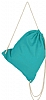 Bolsa Mochila con Cordn  - Color Turquoise