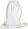 Mochila Cordones Algodon Organico Westfod Mill - Color Blanco