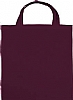 Bolsa Algodon Asa Corta Jassz - Color Claret