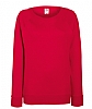 Sudadera Ranglan Ligera de Mujer Fruit of the Loom - Color Rojo