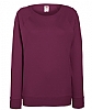 Sudadera Ranglan Ligera de Mujer Fruit of the Loom - Color Granate