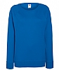 Sudadera Ranglan Ligera de Mujer Fruit of the Loom - Color Azul Royal