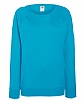 Sudadera Ranglan Ligera de Mujer Fruit of the Loom - Color Azul Azure