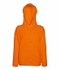 Sudadera Mujer con Capucha Ligera Entallada Fruit - Color Naranja