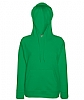 Sudadera Mujer con Capucha Ligera Entallada Fruit - Color Verde