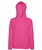 Sudadera Mujer con Capucha Ligera Entallada Fruit - Color Fucsia