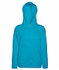 Sudadera Mujer con Capucha Ligera Entallada Fruit - Color Azul Azure