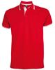 Polo Hombre Montreal Roly - Color Rojo/ Blanco 6001