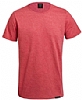 Camiseta Organica Jaspeada Vienna Makito - Color Rojo