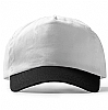 Gorra 5 Paneles Freya Roly - Color Blanco/NEgro