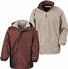 Chaqueta Reversible Intemperie Result - Color Burgundy / Camel