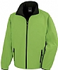 Chaqueta Softshell Printable Hombre Result - Color Verde/Negro