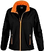 Chaqueta Softshell Printable Mujer Result - Color Negro / Naranja