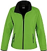 Chaqueta Softshell Printable Mujer Result - Color Verde / Negro