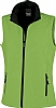 Chaleco Softshell Mujer Printable Result - Color Vivid Green / Black