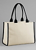 Tote Grande Puerto QUADRA - Color Natural/Black