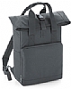 Mochila Roll Top con asas Twin Bag Base - Color Grapithe Grey