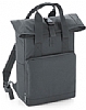 Mochila Roll Top con asas Twin Bag Base - Color Grapithe Grey