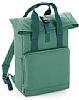 Mochila Roll Top con asas Twin Bag Base - Color Sage Green