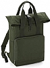 Mochila Roll Top con asas Twin Bag Base - Color Olive Green