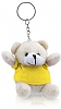 Llavero Peluche Tedchain Makito - Color Amarillo