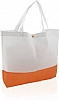 Bolsa de Non Woven Makito Bagster - Color Blanco / Naranja