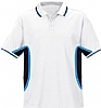 Polo Tecnico Master Acqua Royal - Color Blanco/Turquesa/Negro