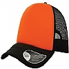 Gorra Rapper Atlantis - Color Negro/Naranja