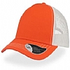 Gorra Rapper Canvas Atlantis - Color Naranja/Blanco