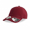 Gorra 6 Paneles Algodn Orgnico Fraser Atlantis - Color Cardinal