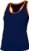Camiseta Tecnica Mujer Beat Nath - Color Marino/Naranja