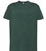 Camiseta JHK Regular Heather T-Shirt - Color Bottle Green Heather
