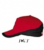 Gorra Booster Sols - Color Rojo/Negro