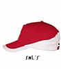 Gorra Booster Sols - Color Rojo/Blanco