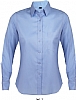 Camisa Sin Planchado Business Women Sols - Color Celeste