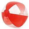Balon de Playa Transparente-Opaco Cifra - Color Rojo
