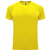 Camiseta Tecnica Hombre Bahrain Infantil Roly - Color Amarillo 03