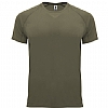 Camiseta Tecnica Hombre Bahrain Roly - Color Verde Militar 15