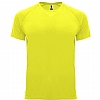 Camiseta Tecnica Hombre Bahrain Roly - Color Amarillo Fluor 221