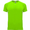 Camiseta Tecnica Hombre Bahrain Roly - Color Verde Fluor 222