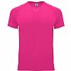 Camiseta Tecnica Hombre Bahrain Roly - Color Rosa Fluor 228