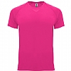 Camiseta Tecnica Hombre Bahrain Roly - Color Rosa Fluor 228