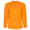 Camiseta Tecnica Manga Larga Montecarlo Infantil Roly - Color Naranja Flúor
