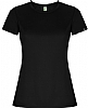 Camiseta Organica Tecnica Imola Mujer Roly - Color Negro 02