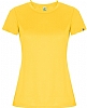 Camiseta Organica Tecnica Imola Mujer Roly - Color Amarillo 03