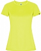 Camiseta Organica Tecnica Imola Mujer Roly - Color Amarillo Fluor 221