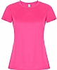 Camiseta Organica Tecnica Imola Mujer Roly - Color Rosa Fluor 228
