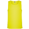 Camiseta Tecnica Hombre Interlagos Roly - Color Amarillo Flúor 221