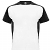 Camiseta Tecnica Hombre Bugatti Roly - Color Blanco / Negro