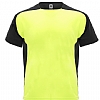 Camiseta Tecnica Hombre Bugatti Roly - Color Amarillo Fluor / Negro